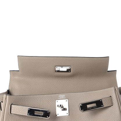 Hermes Togo Kelly Retourne 28 Gris Tourterelle 11 of 33