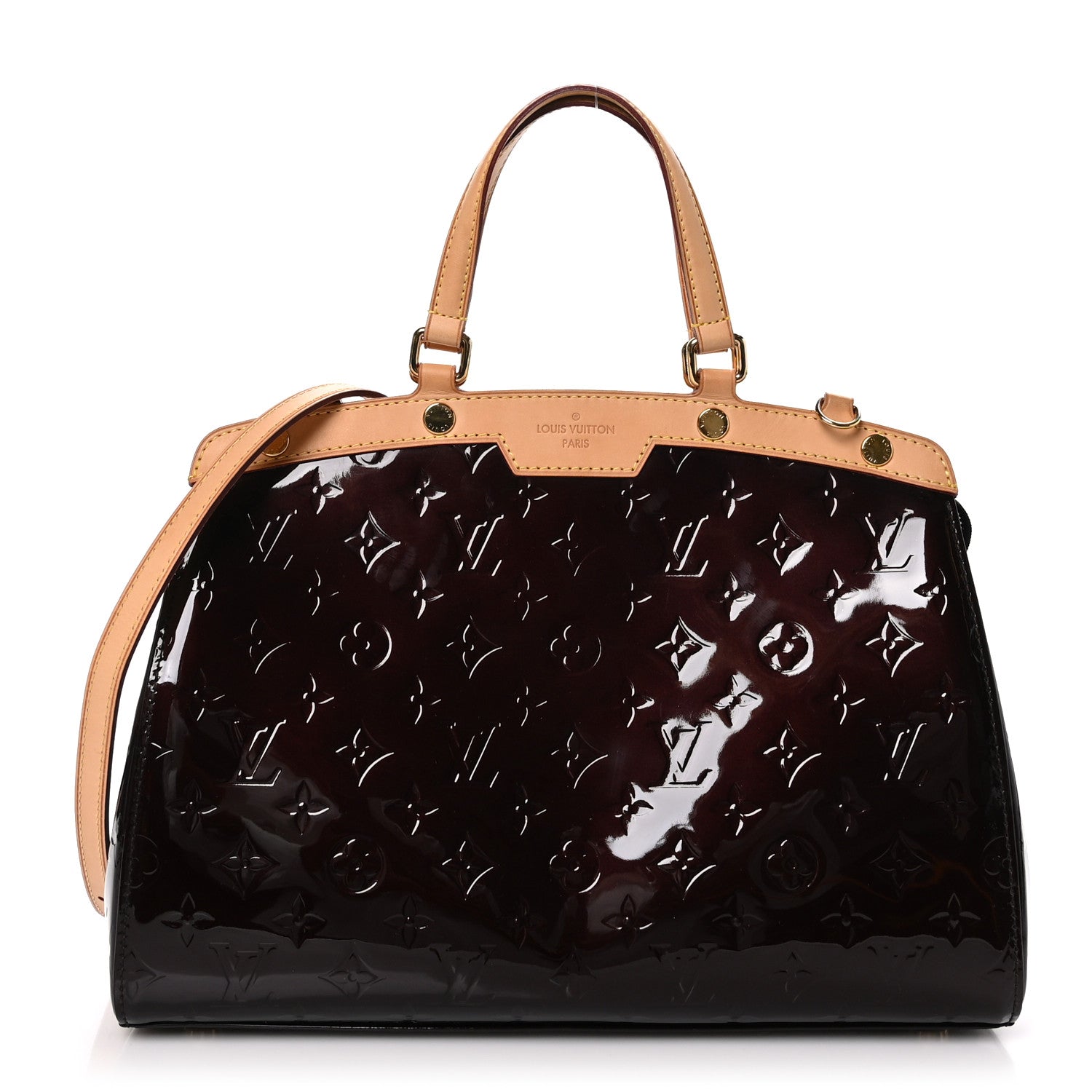Louis Vuitton LOUIS VUITTON Vernis Brea MM Amarante 1 of 8