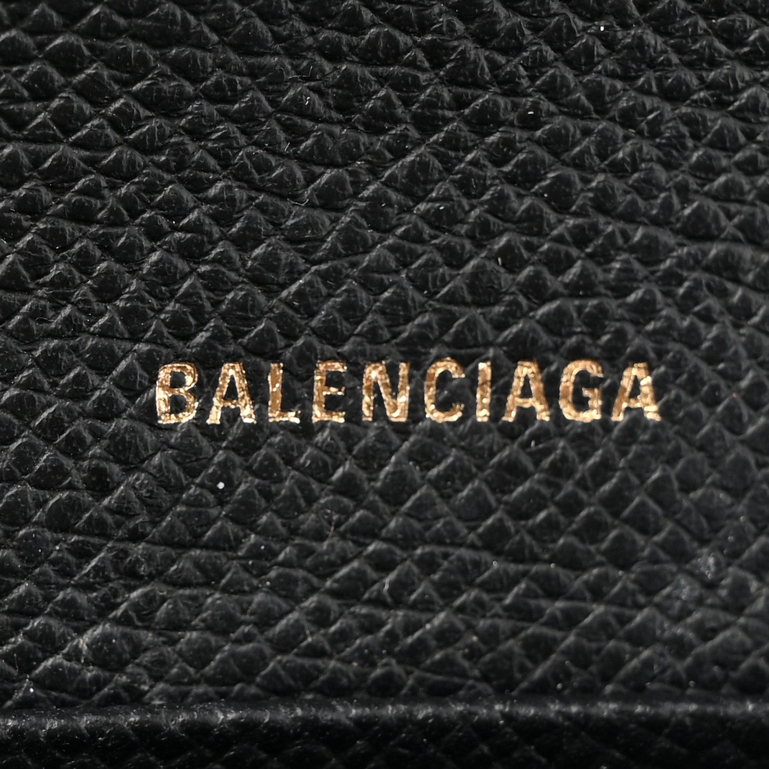 Balenciaga Signature Grained Calfskin Graffiti BB Chain Wallet Black Multicolor 6 of 14