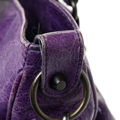 Balenciaga Agneau Classic Hardware Velo Dark Violet 27 of 38