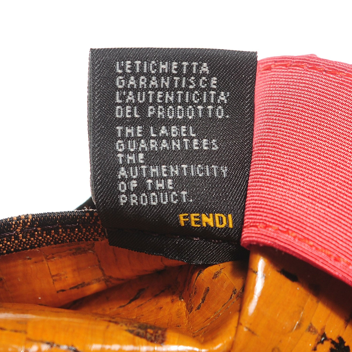 Fendi Nylon Zucca Shopping Tote Red 20 of 20