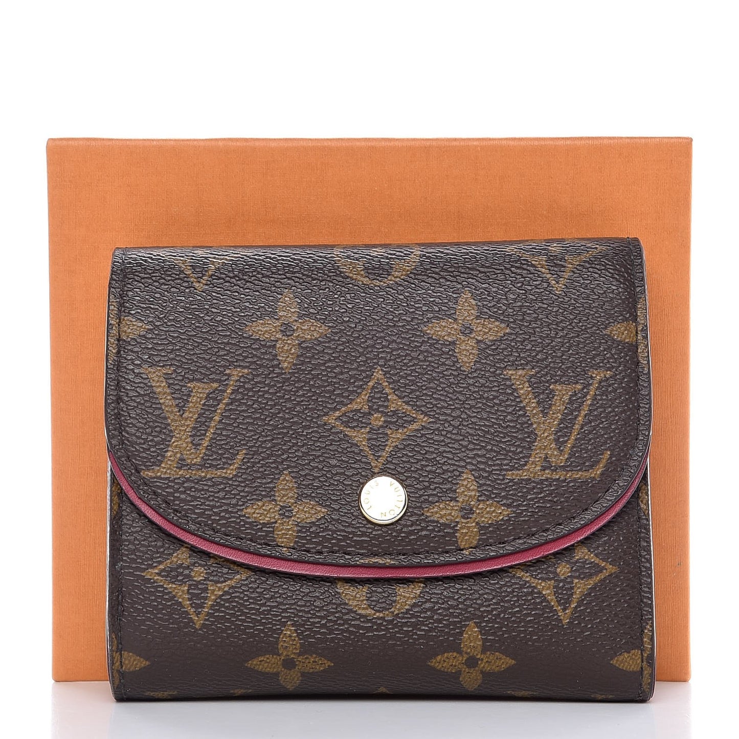 Monogram Ariane Compact Wallet Fuchsia