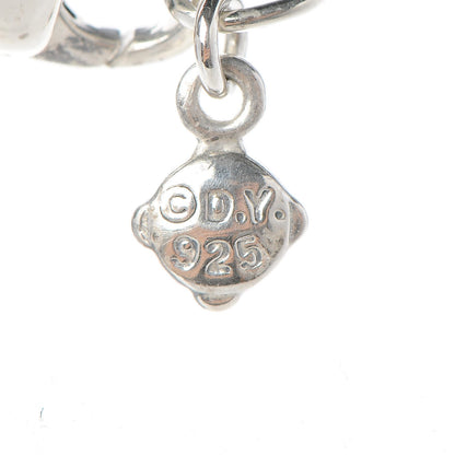 David Yurman Sterling Silver Diamond White Topaz 7mm Petite Albion Pendant Necklace 5 of 7