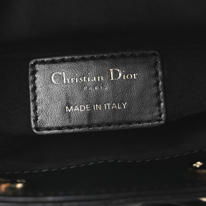 Christian Dior Lambskin Cannage Micro Lady D-Joy Black 6 of 9