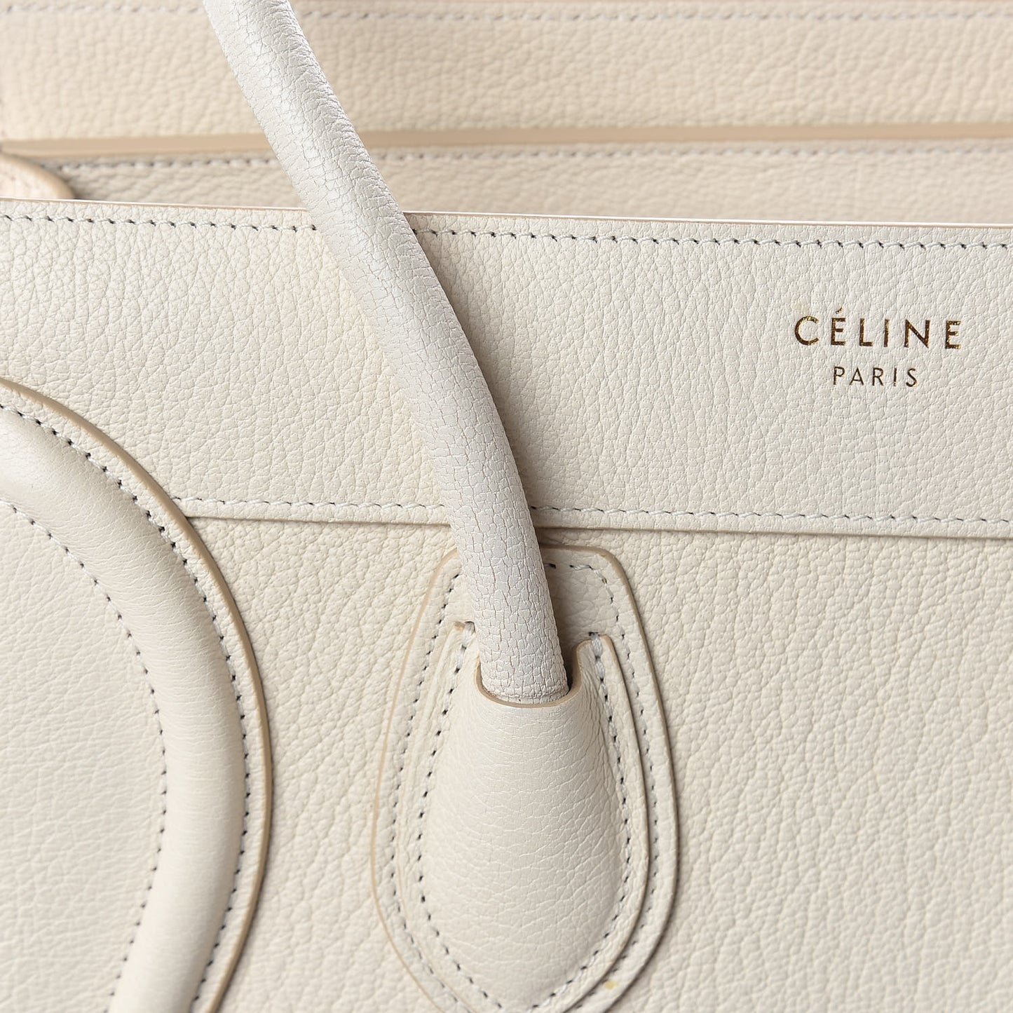 Goatskin Micro Luggage White