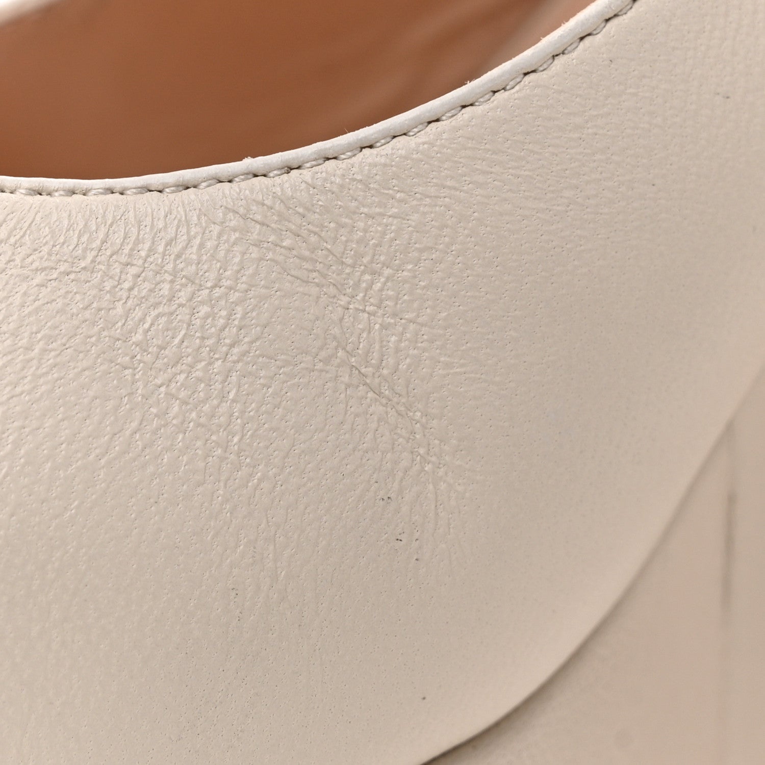Gucci Nappa Horsebit Platform 35/120mm Slingback Pumps 40 New Mystic White 9 of 10