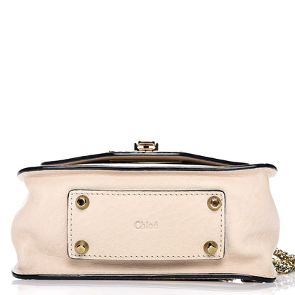 Chloe Grained Calfskin Mini Sally Flap Bag Beige 12 of 13