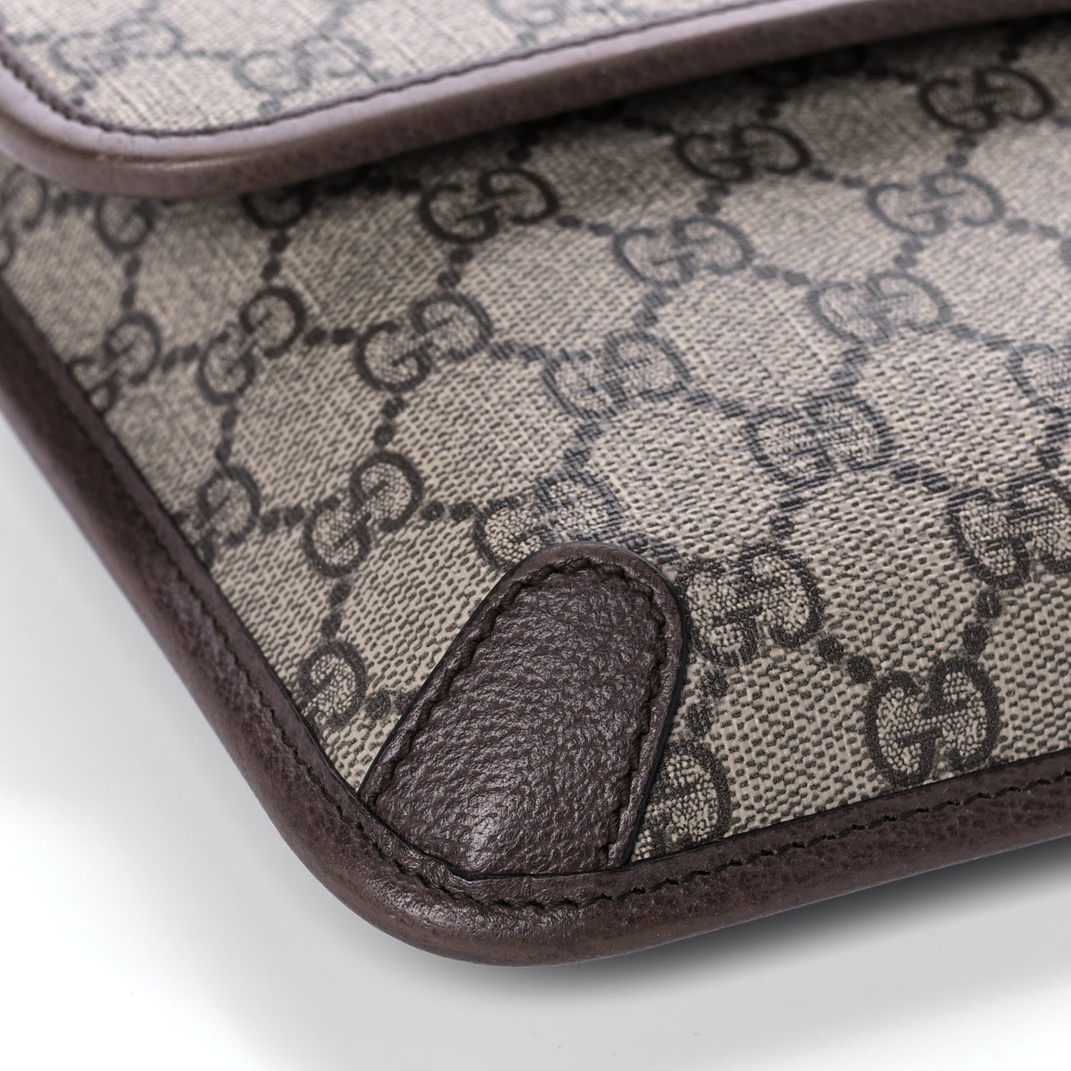 Gucci GG Supreme Monogram Neo Vintage Web Belt Bag Brown 10 of 12