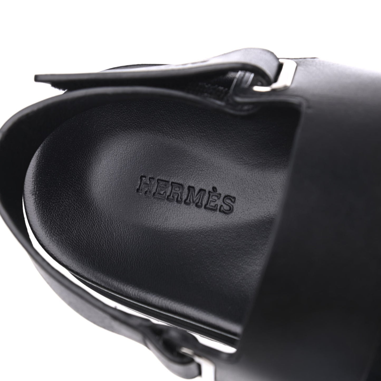 Calfskin Mens Takara Sandals 42 Black