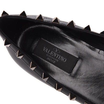 Valentino Garavani Nappa Rockstud Ballerina Flats 37 Black 6 of 10