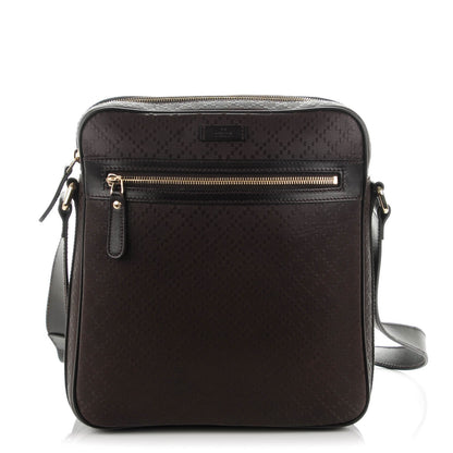 Gucci Diamante Medium Hilary Messenger Bag Dark Brown 1 of 7