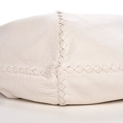 Bottega Veneta Cervo Deerskin Large Hobo Bianco White 9 of 16