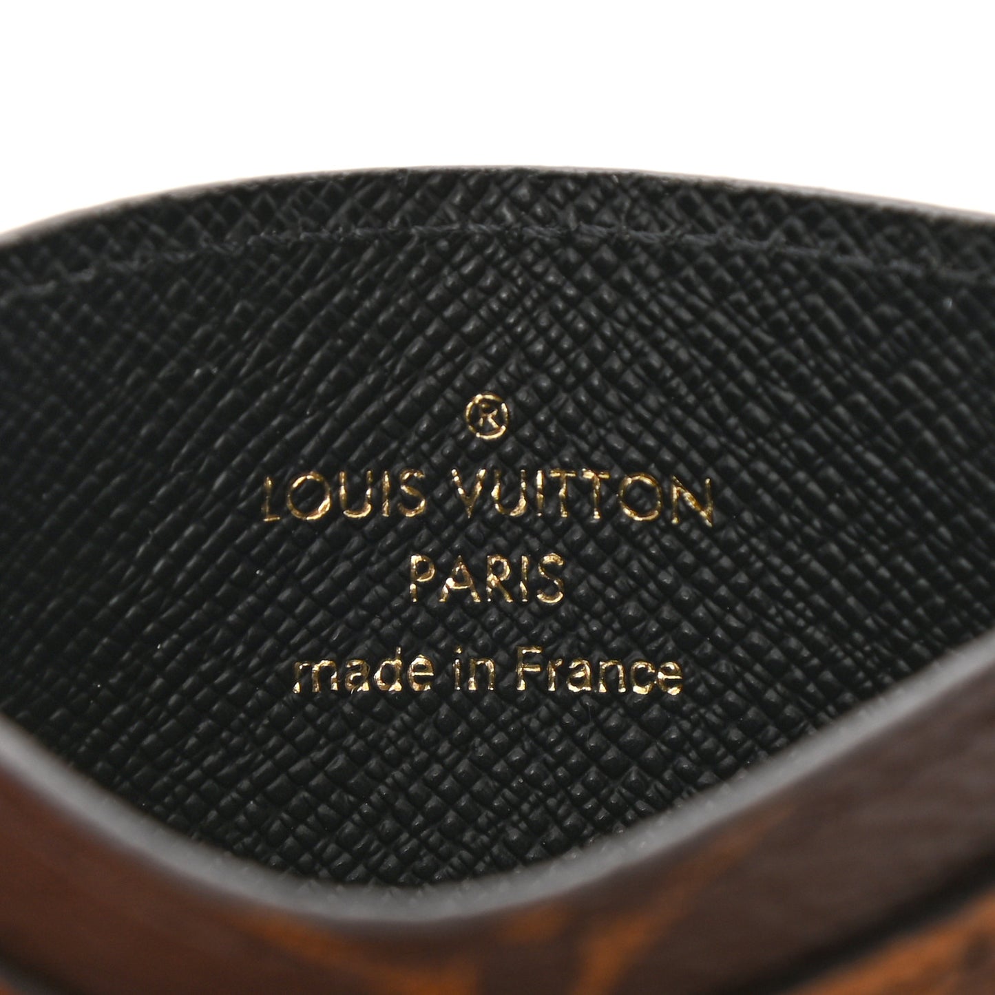Reverse Monogram Card Holder