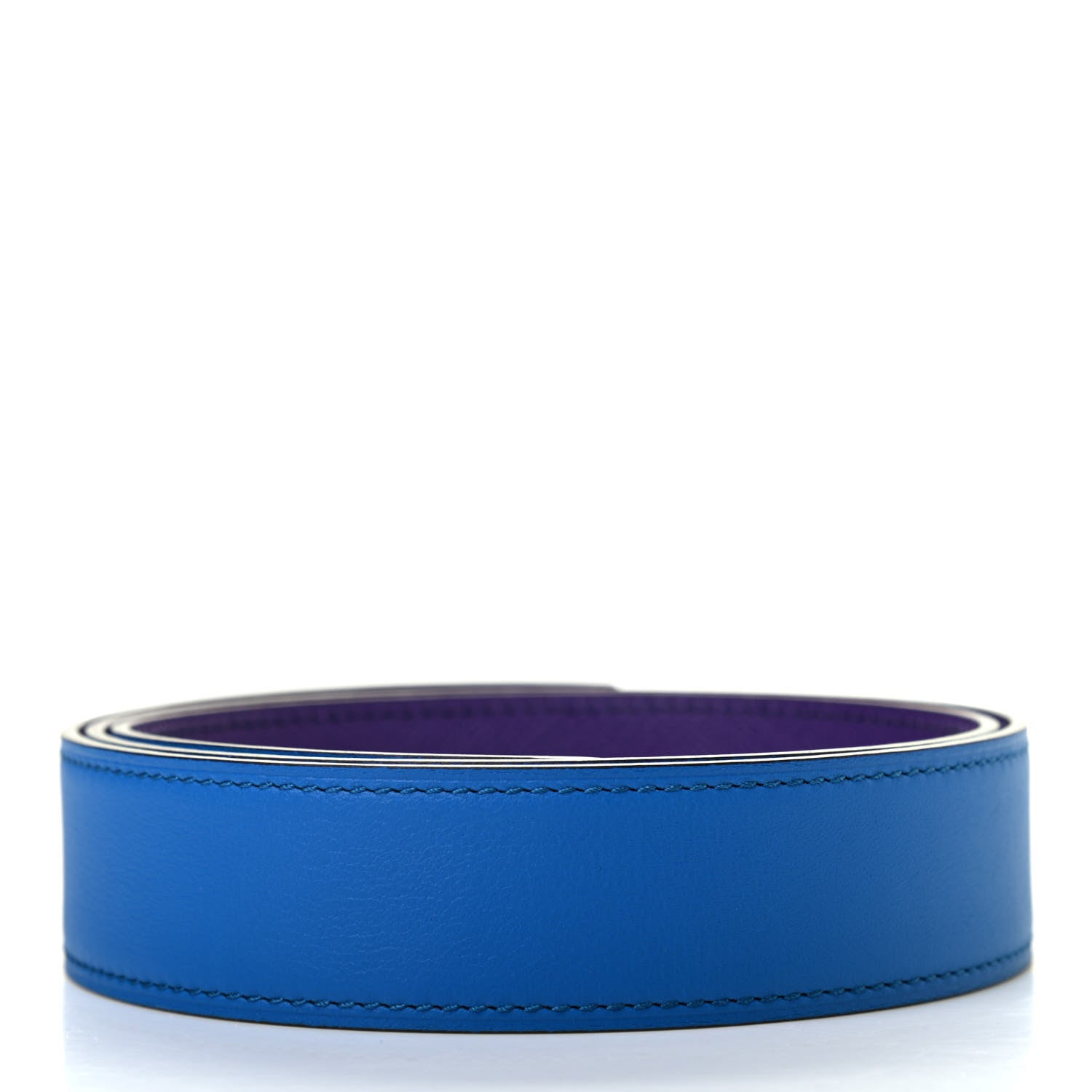 Hermes Epsom Swift 32mm Belt Strap 85 Crocus Bleu Hydra 2 of 6