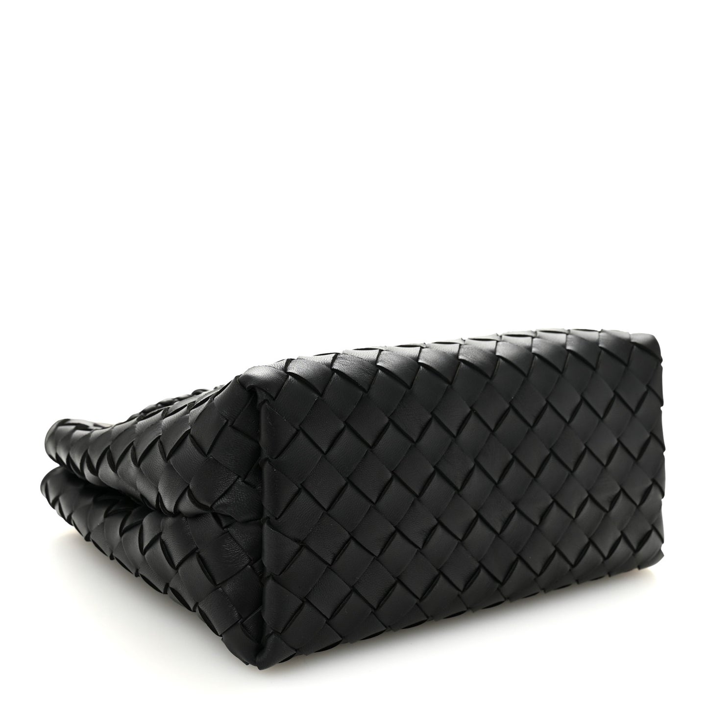 Nappa Intrecciato Small Andiamo Shoulder Bag Black