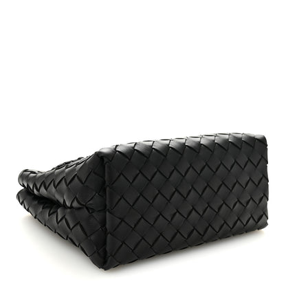 Bottega Veneta Nappa Intrecciato Small Andiamo Shoulder Bag Black 4 of 9