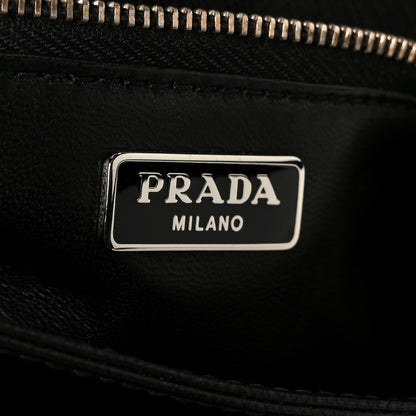 Prada Tessuto Nylon Saffiano Tartan Print Crossbody Bag White Dis Tartan 7 of 12