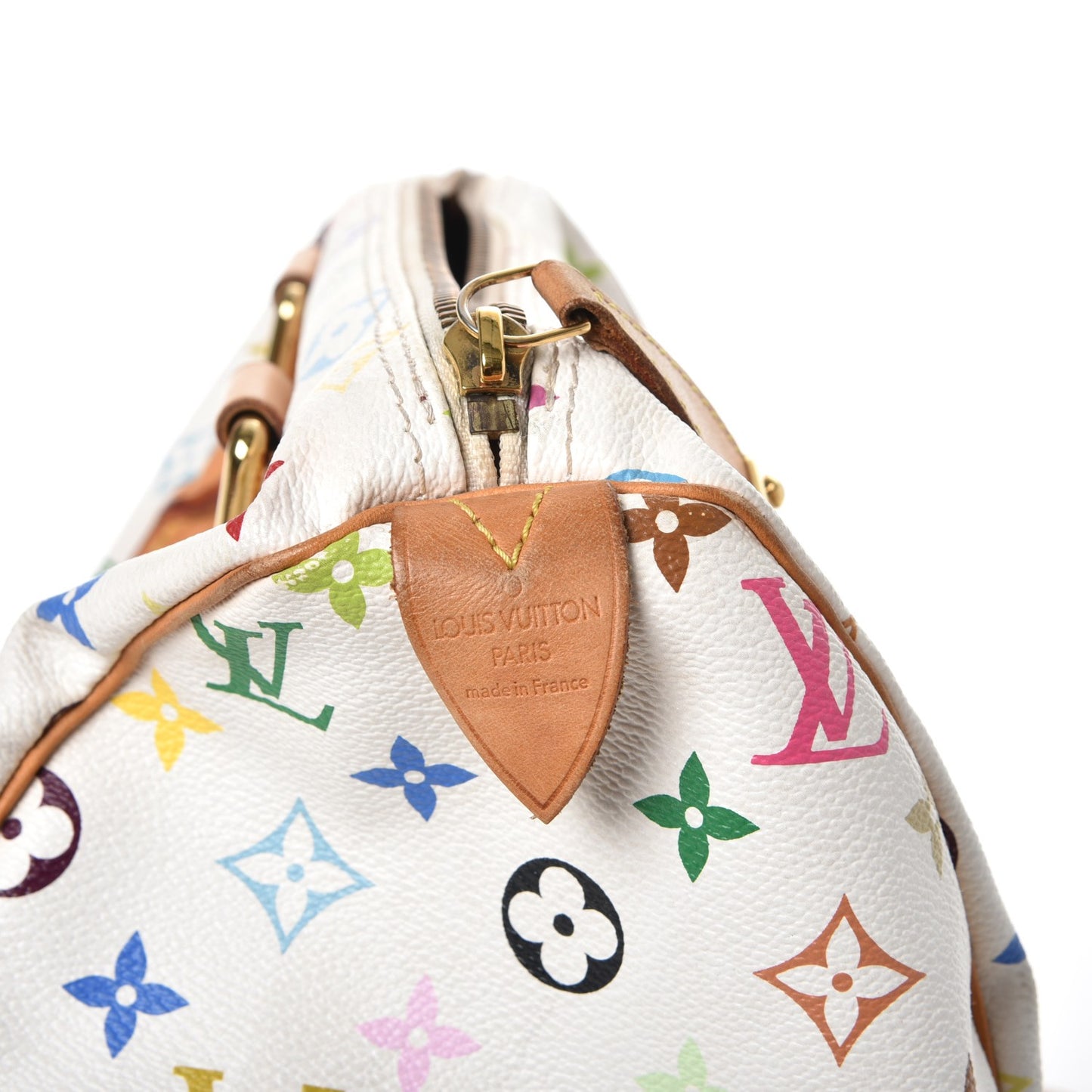 Monogram Multicolor Speedy 30 White