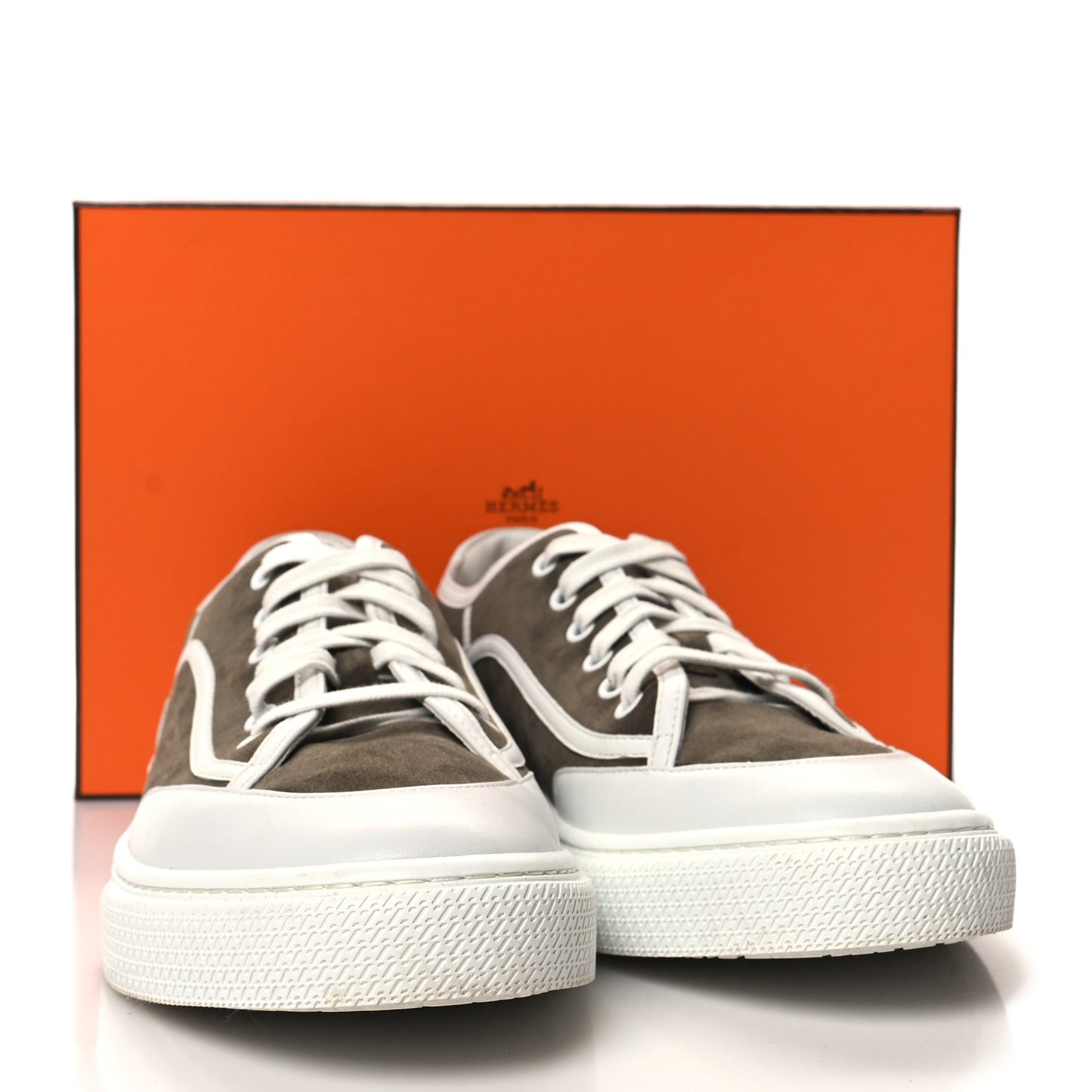 Suede Goatskin Calfskin Womens Get Sneakers 41 Vert Toundra White