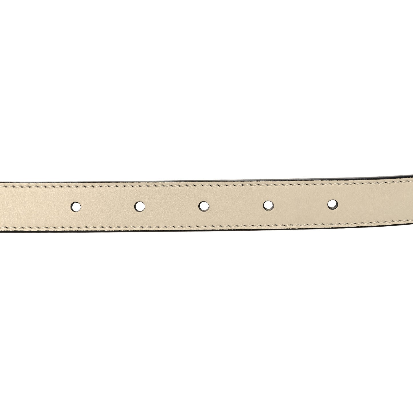 Calfskin Double G 20mm Belt 80 32 Mystic White