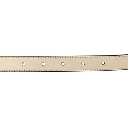 Gucci Calfskin Double G 20mm Belt 80 32 Mystic White 3 of 5