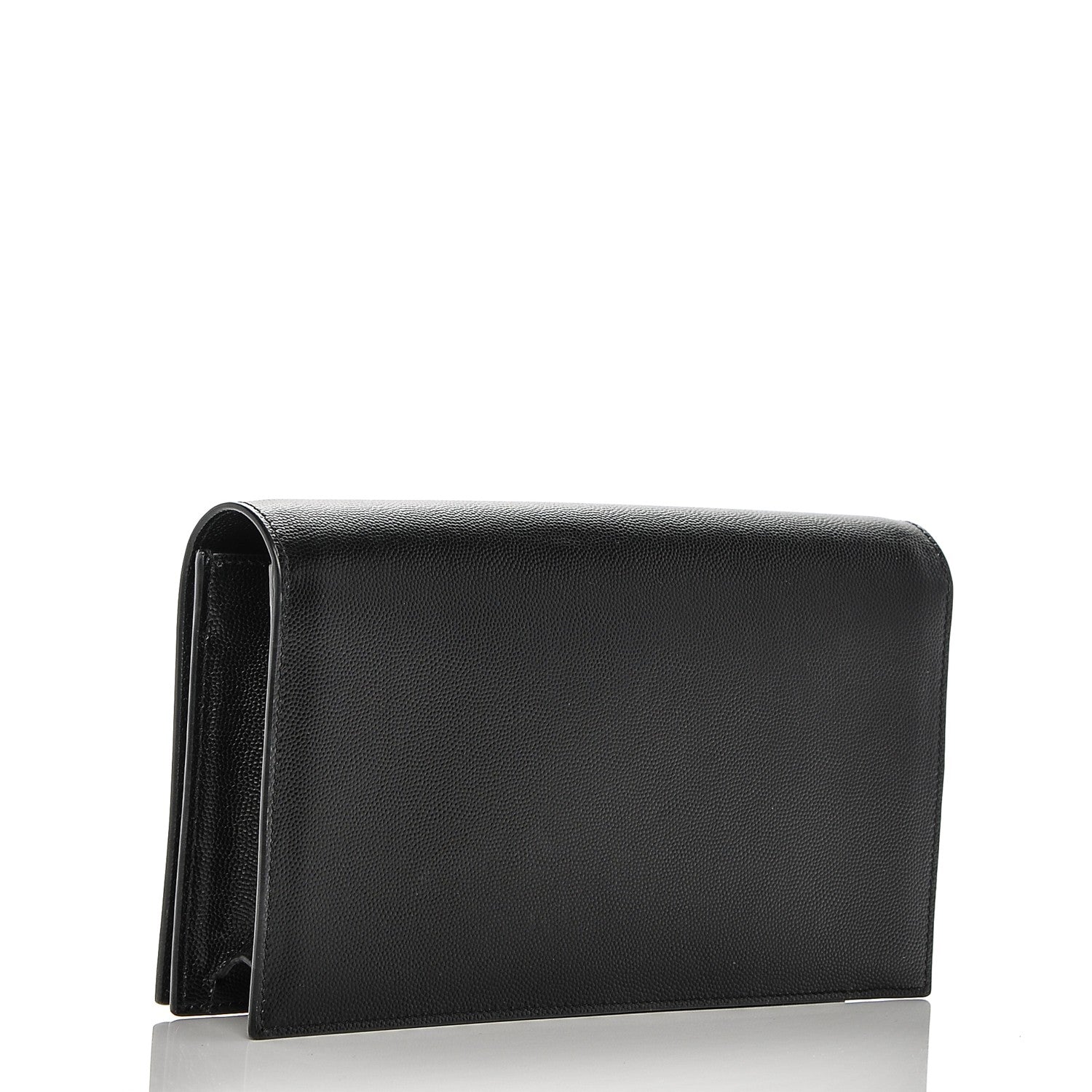 Saint Laurent Grain De Poudre Classic Monogram Kate Clutch Black 3 of 7