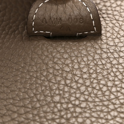 Hermes Taurillon Clemence Evelyne III PM Etoupe 7 of 10