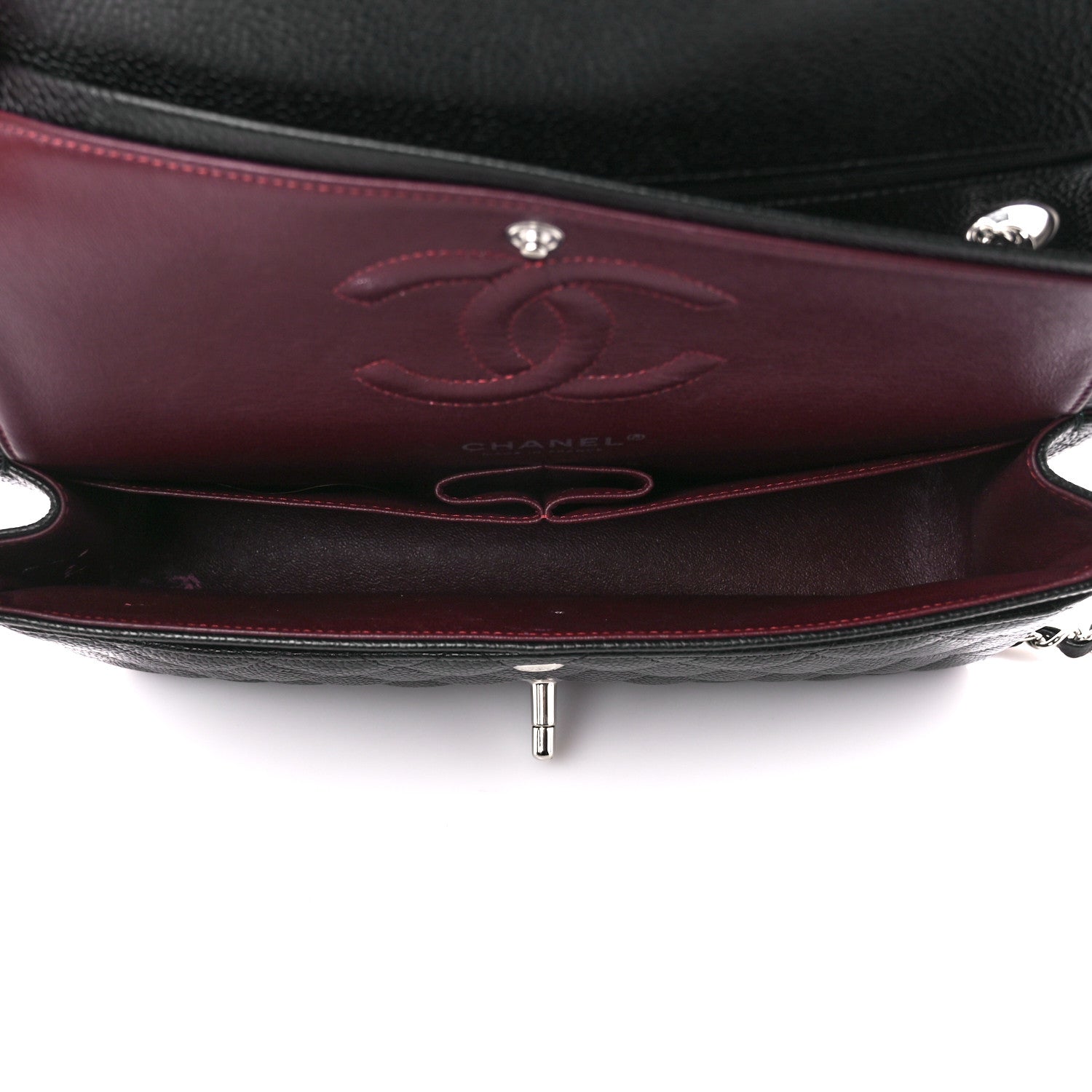 Chanel Caviar Quilted Medium Double Flap Black 4 of 11