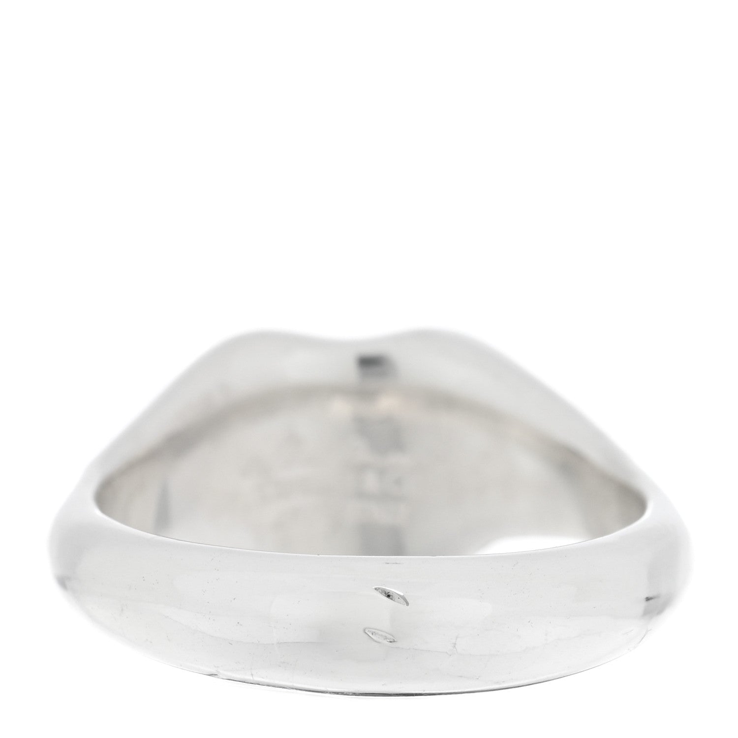 Tiffany Sterling Silver Elsa Peretti Full Heart Ring 51 5.75 3 of 5