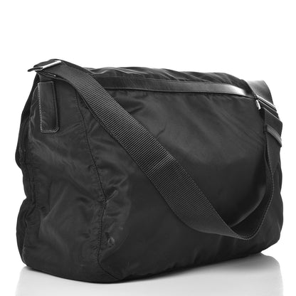 Prada Nylon Vela Messenger Bag Black 3 of 11