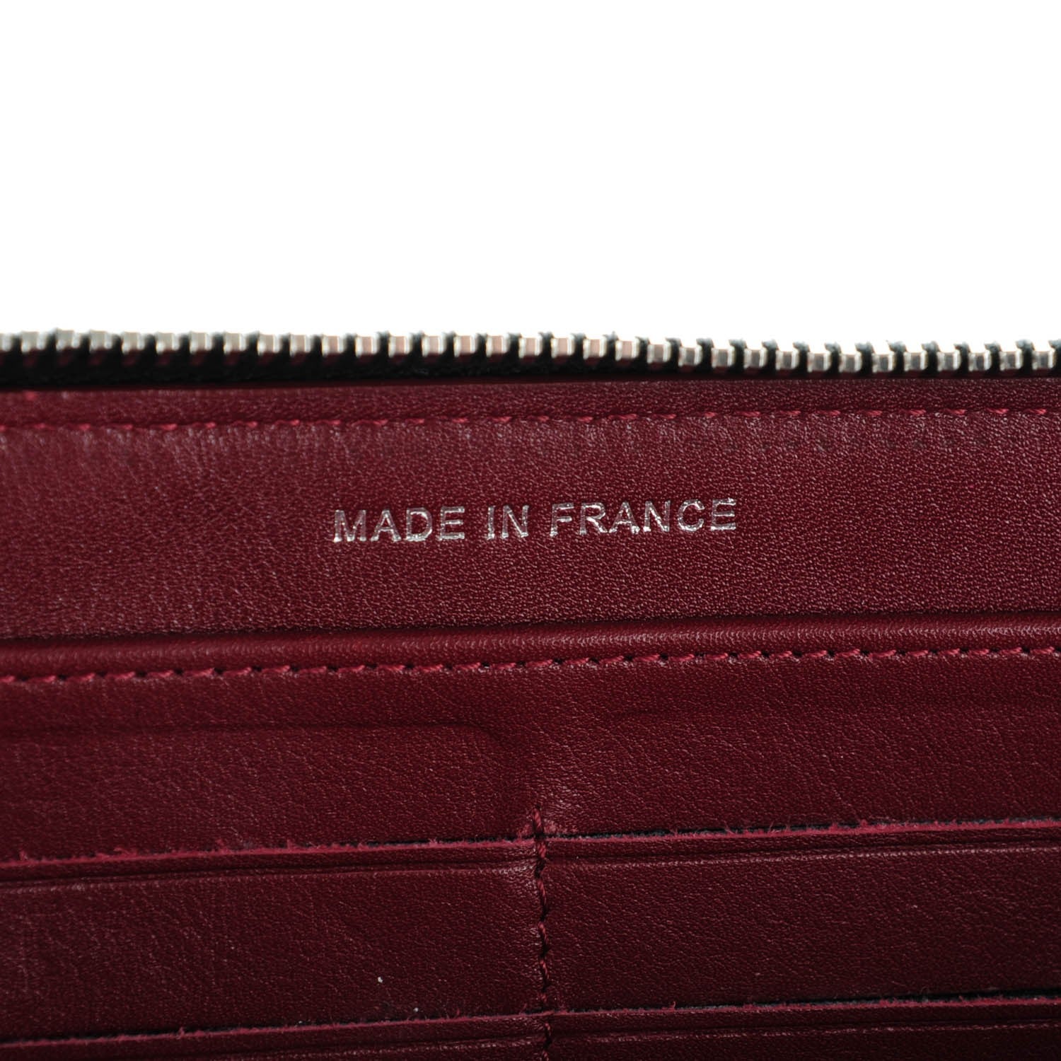 Chanel Caviar Quilted Large Gusset Zip Around Wallet Black 7 of 8