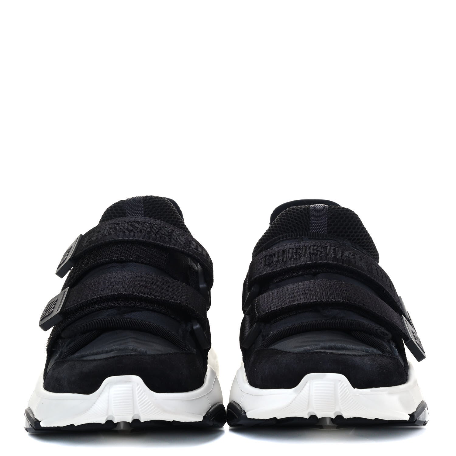 Christian Dior Technical Fabric Nylon Camouflage Womens D-Wander Sneakers 35 Black 2 of 7