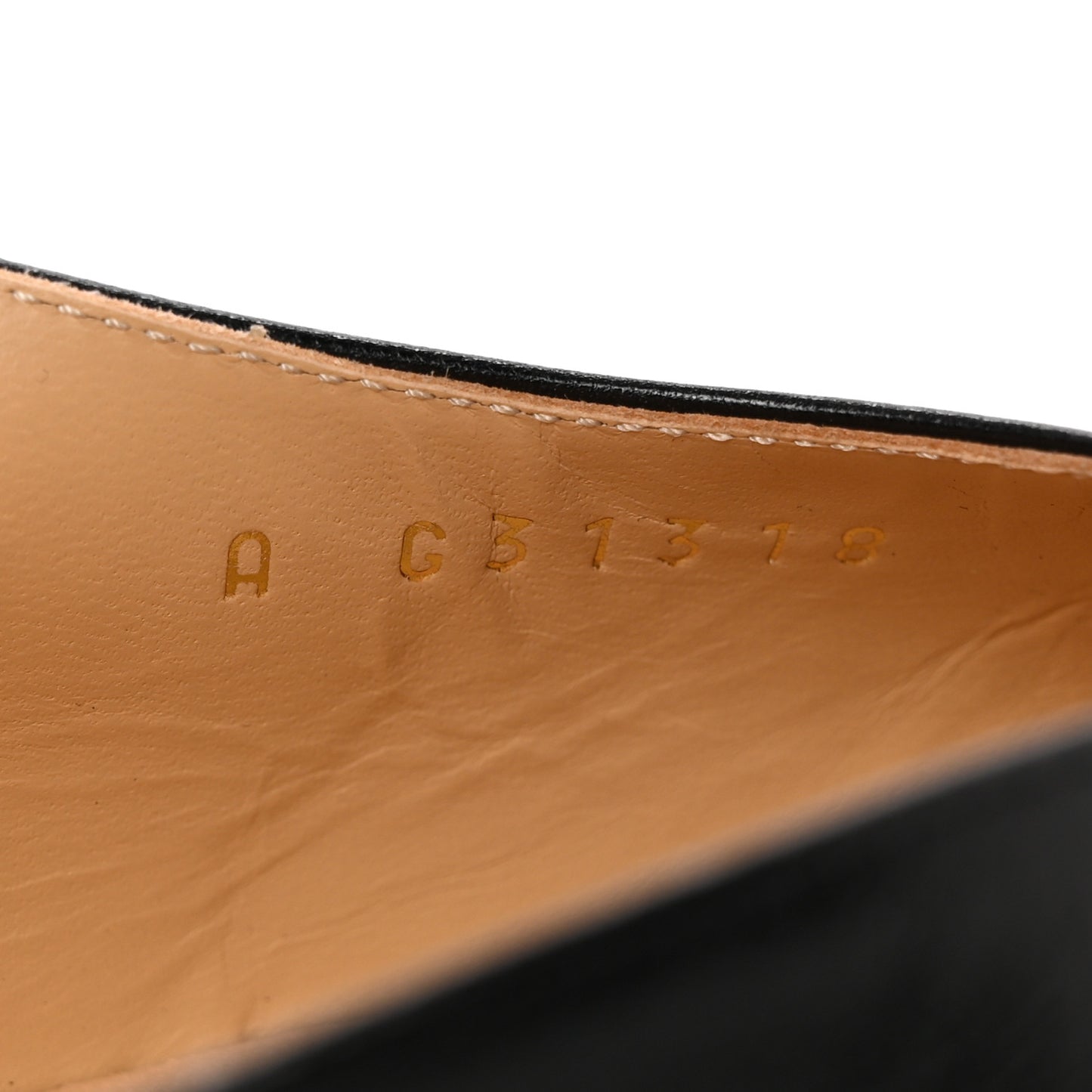 Goatskin Grosgrain Cap Toe CC Slingback Sandals 39 Black