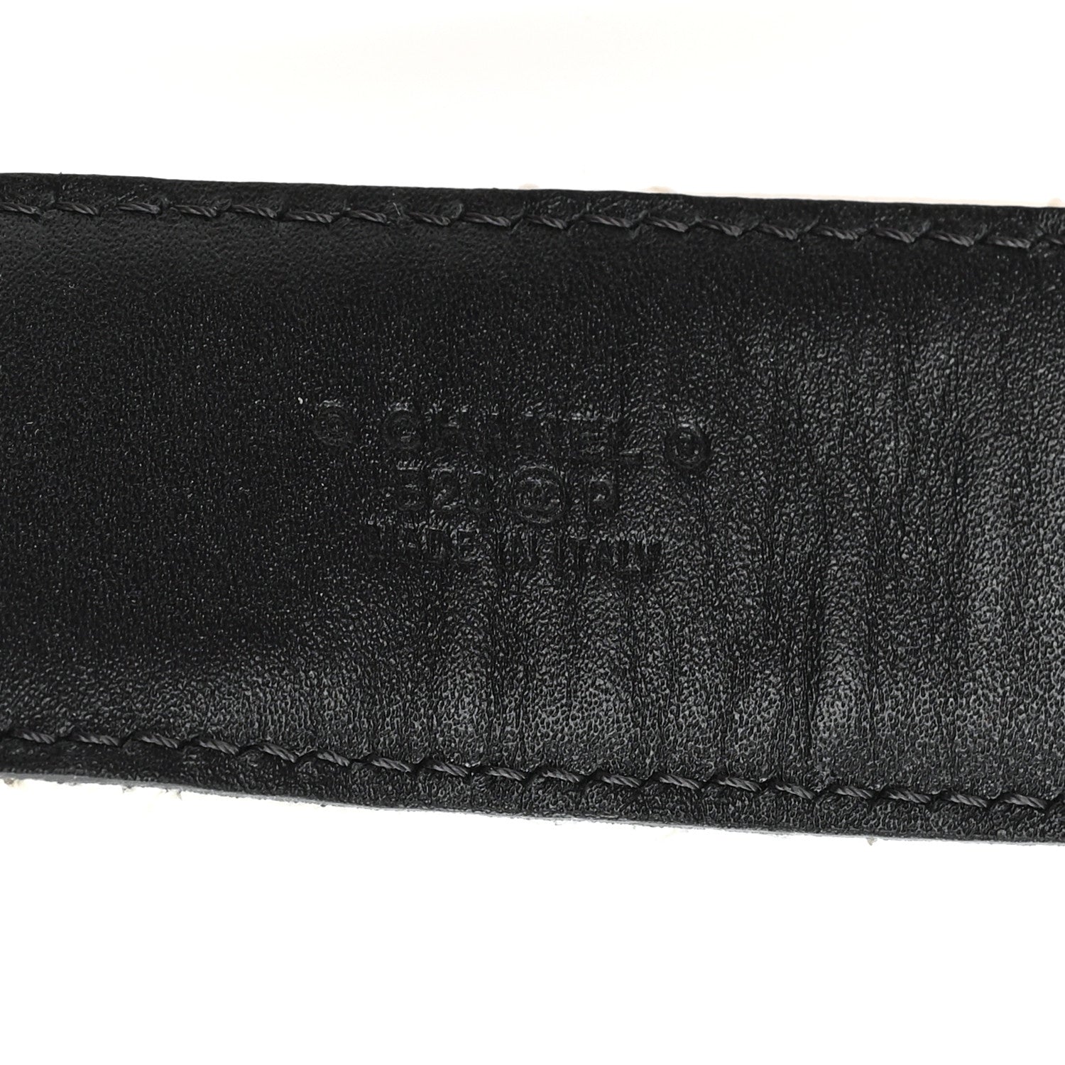 Chanel Caviar Quilted CC Chain Belt 80 32 White 3 of 5