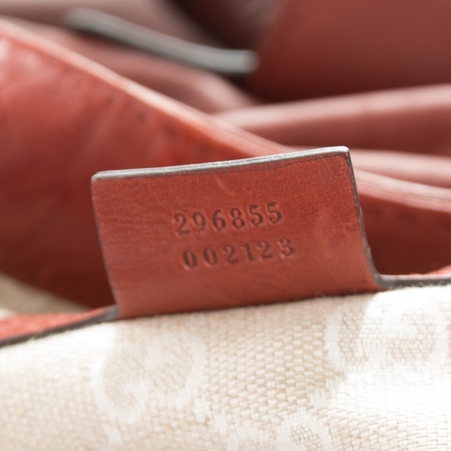 Calfskin Large Soft Stirrup Shoulder Bag Red