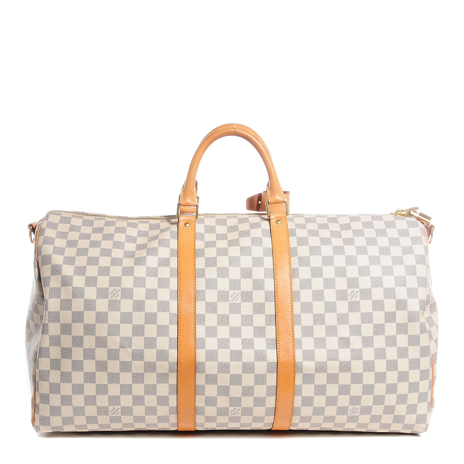Louis Vuitton Damier Azur Keepall Bandouliere 55 1 of 7