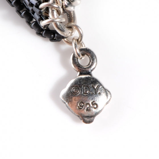 David Yurman Darkened Sterling Silver Four Row Baby Box Chain Necklace 4 of 4