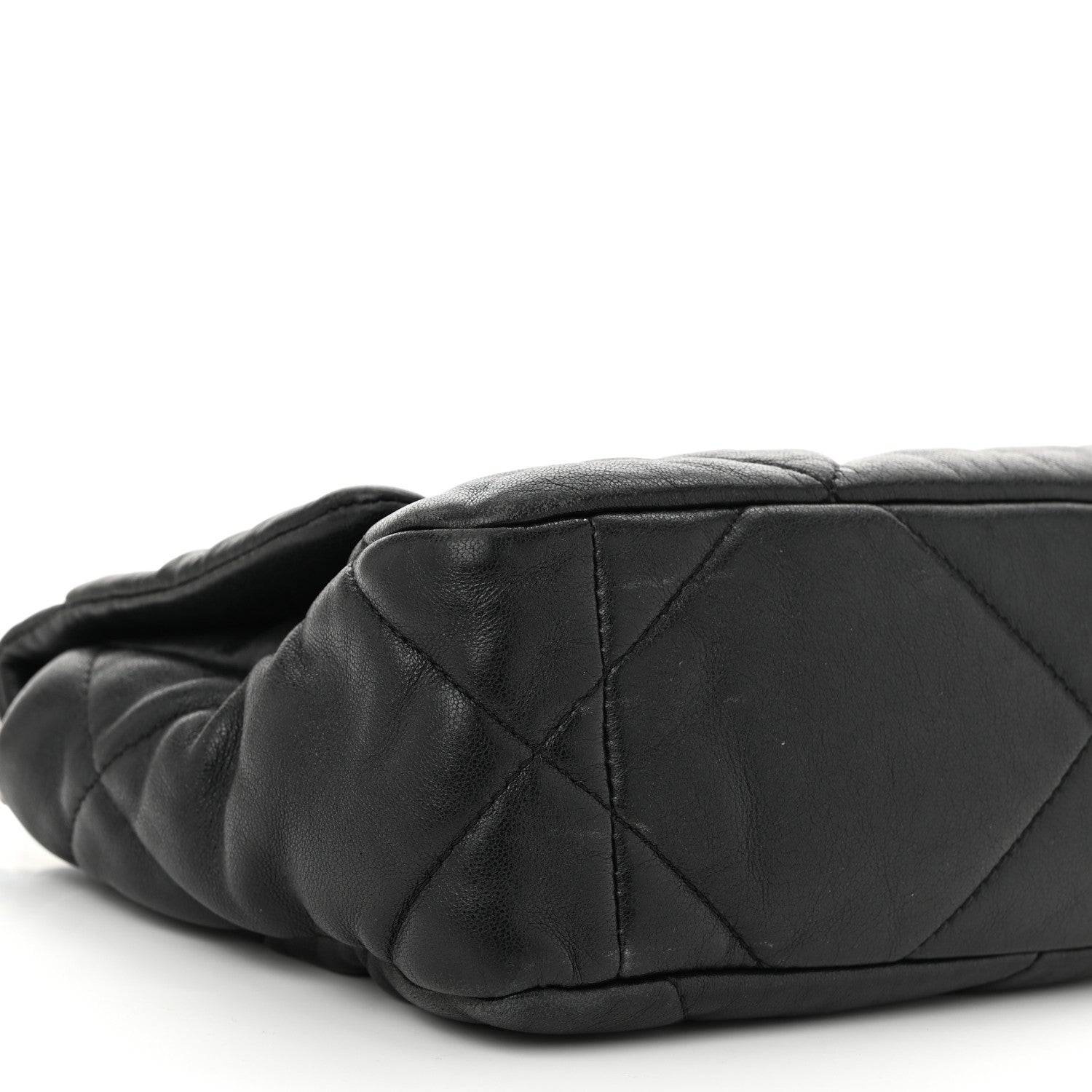 Chanel Goatskin Quilted Medium Chanel 19 Flap Black 9 of 10