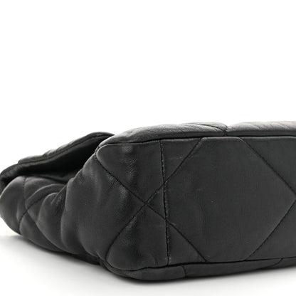 Chanel Goatskin Quilted Medium Chanel 19 Flap Black 9 of 10