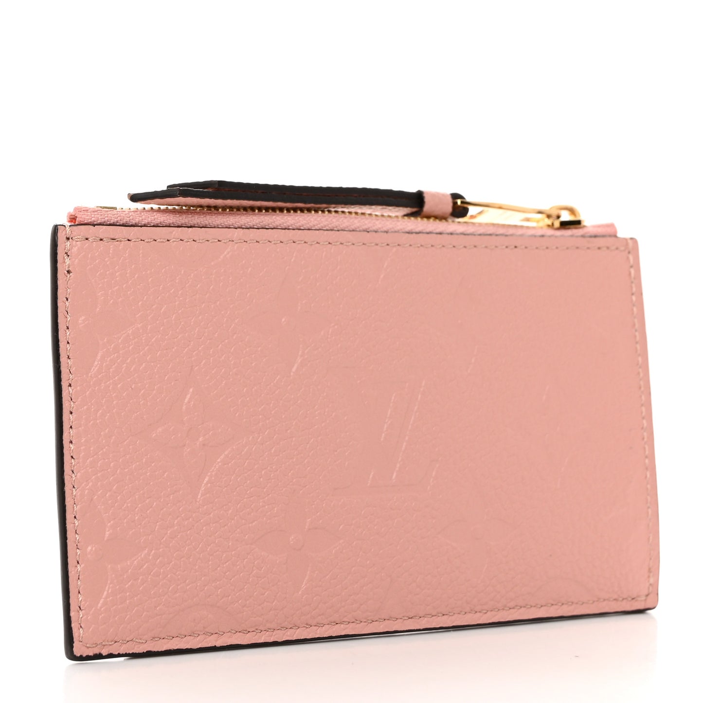 Empreinte Zipper Card Holder Rose Poudre