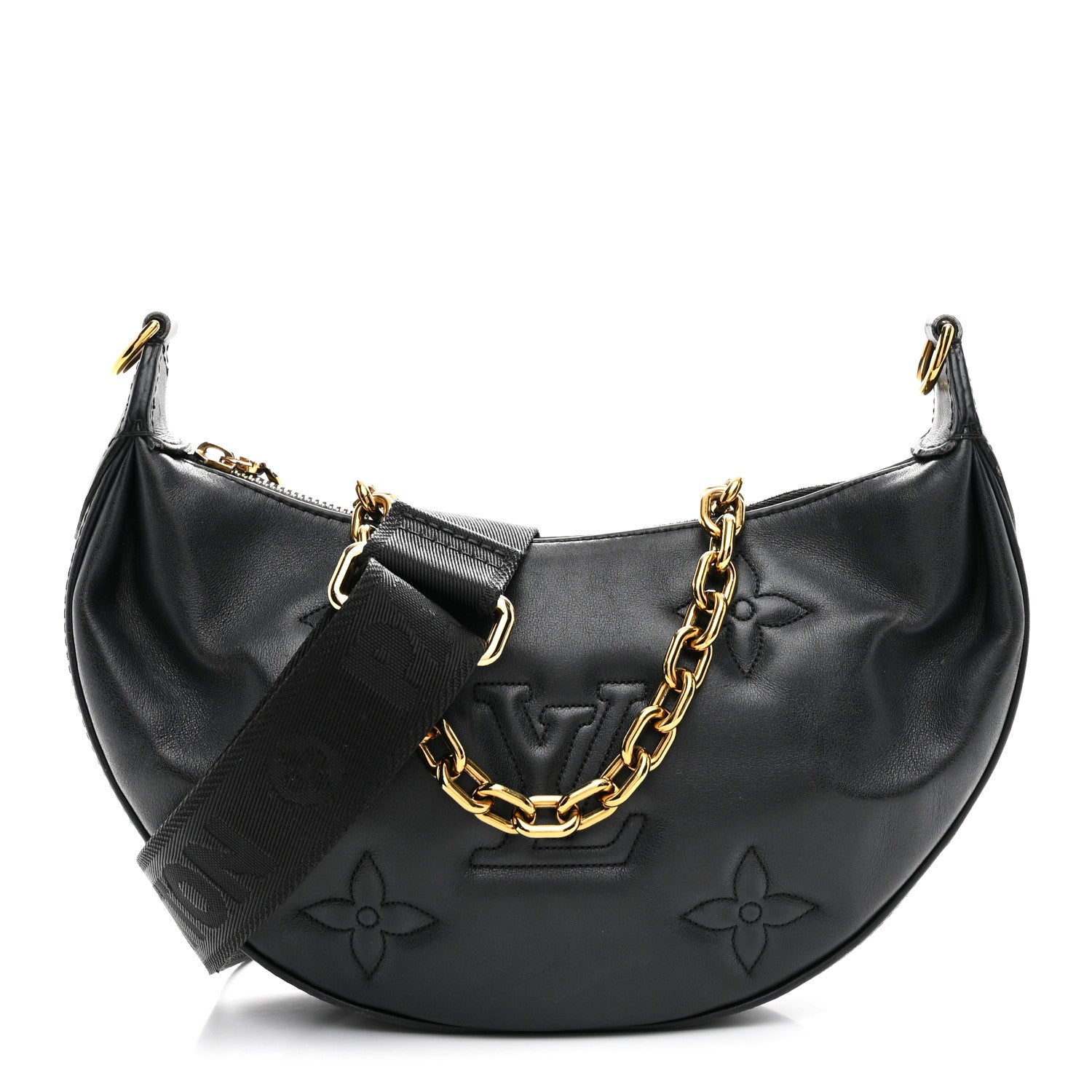 Louis Vuitton Calfskin Bubblegram Over The Moon Black 1 of 10