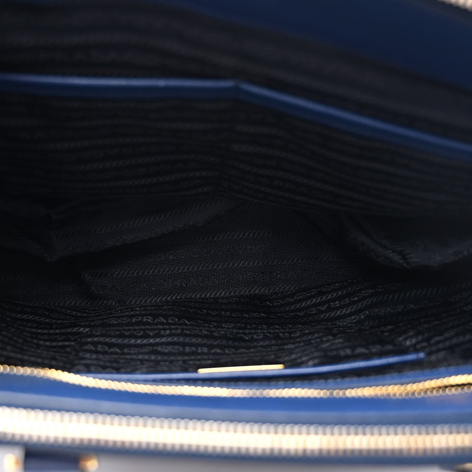 Prada Saffiano Lux Medium Galleria Double Zip Tote Bluette 5 of 14