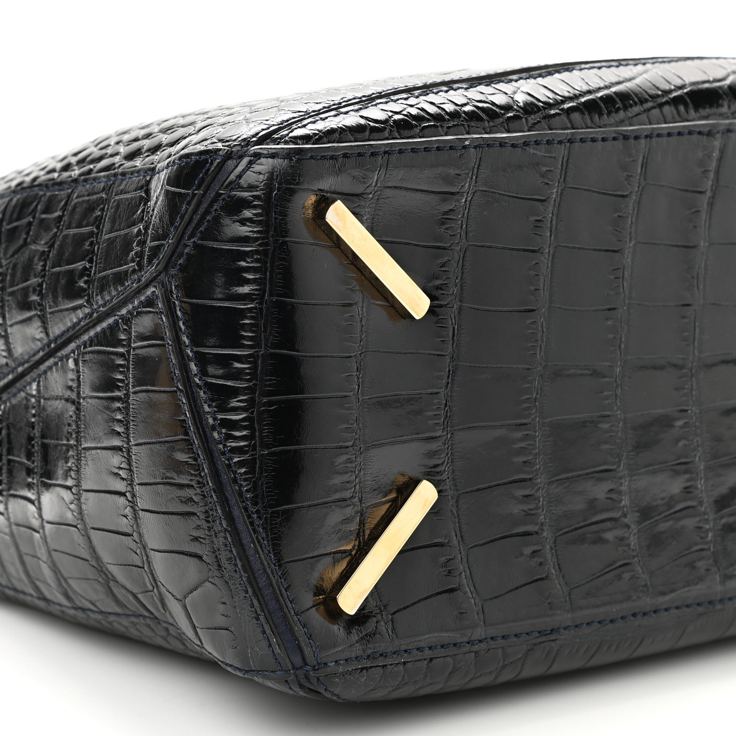 Loewe Crocodile Medium Puzzle Bag Black 8 of 9