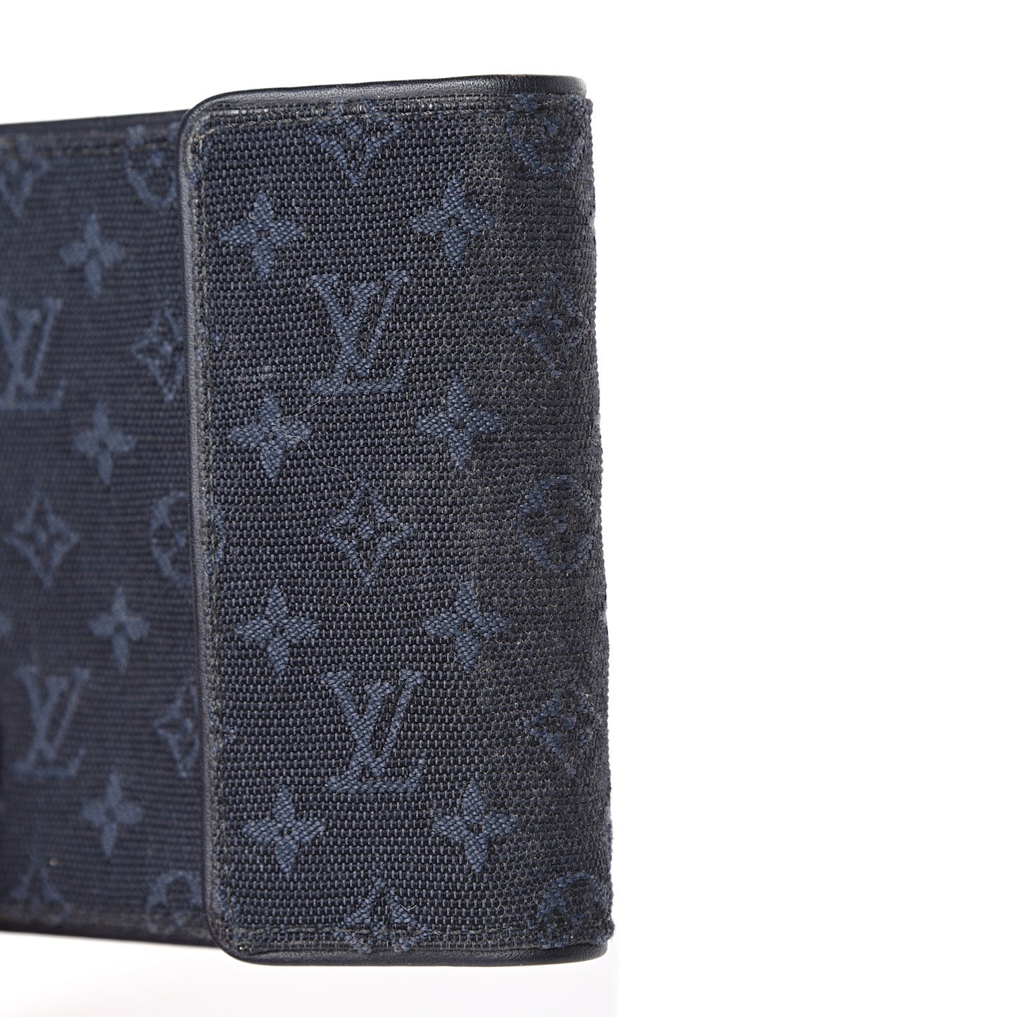 Mini Monogram Compact Wallet Blue