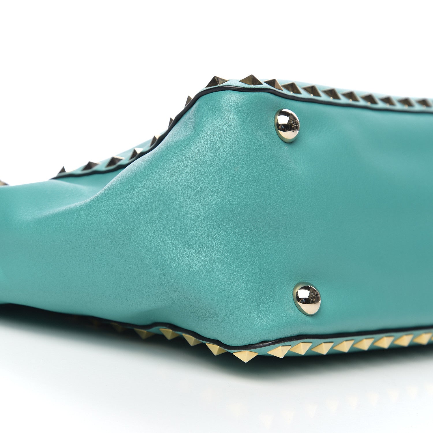 Valentino Garavani Vitello Small Rockstud Tote Colibri 7 of 8