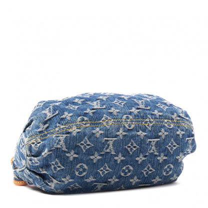 Louis Vuitton Monogram Denim Pleaty Blue 3 of 8