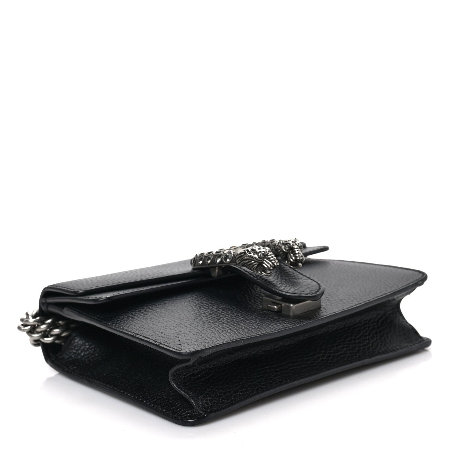 Gucci Calfskin Mini Dionysus Shoulder Bag Black 4 of 10