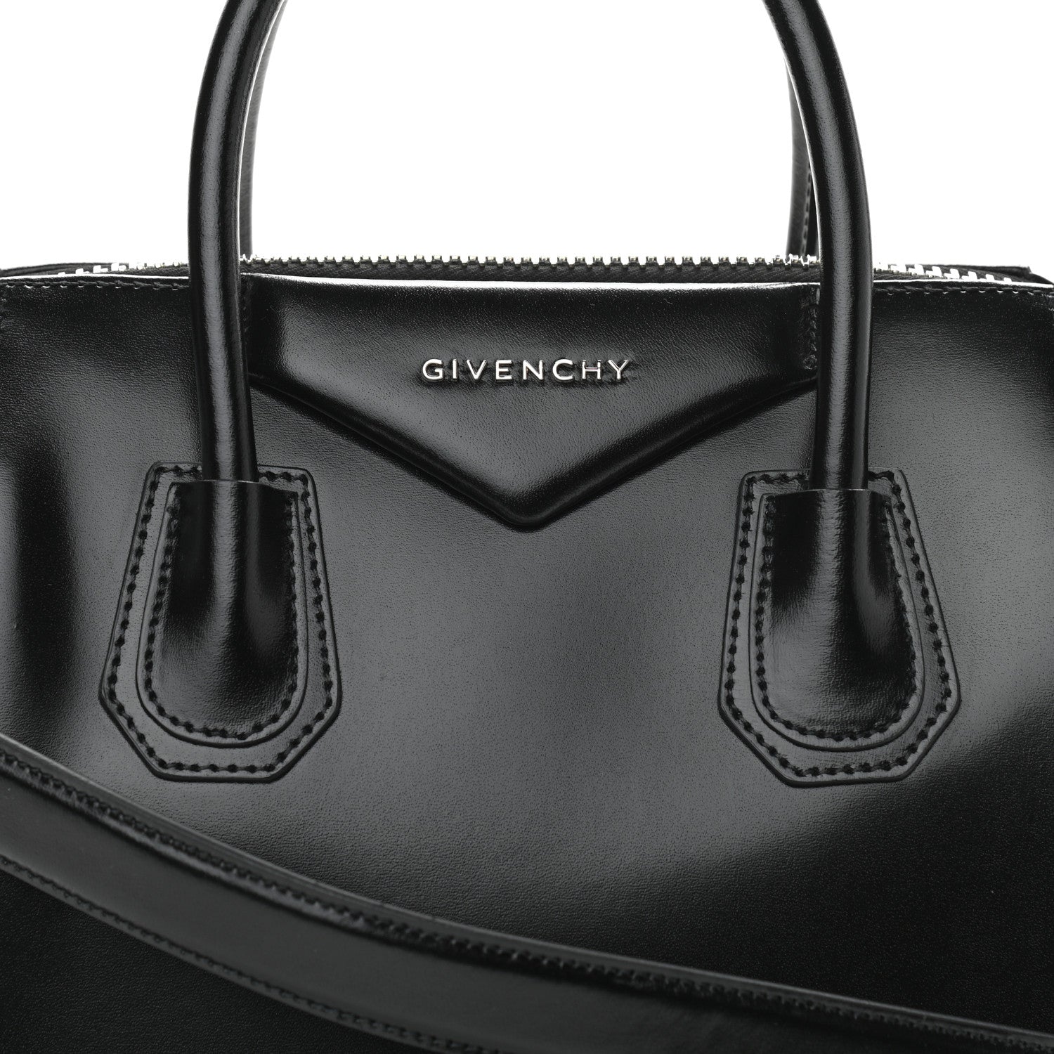 Givenchy Shiny Lord Calfskin Small Antigona Black 8 of 10