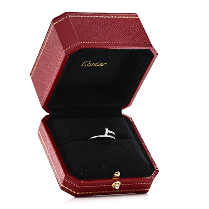 Cartier 18K White Gold Small Juste Un Clou Ring 53 6.25 5 of 5