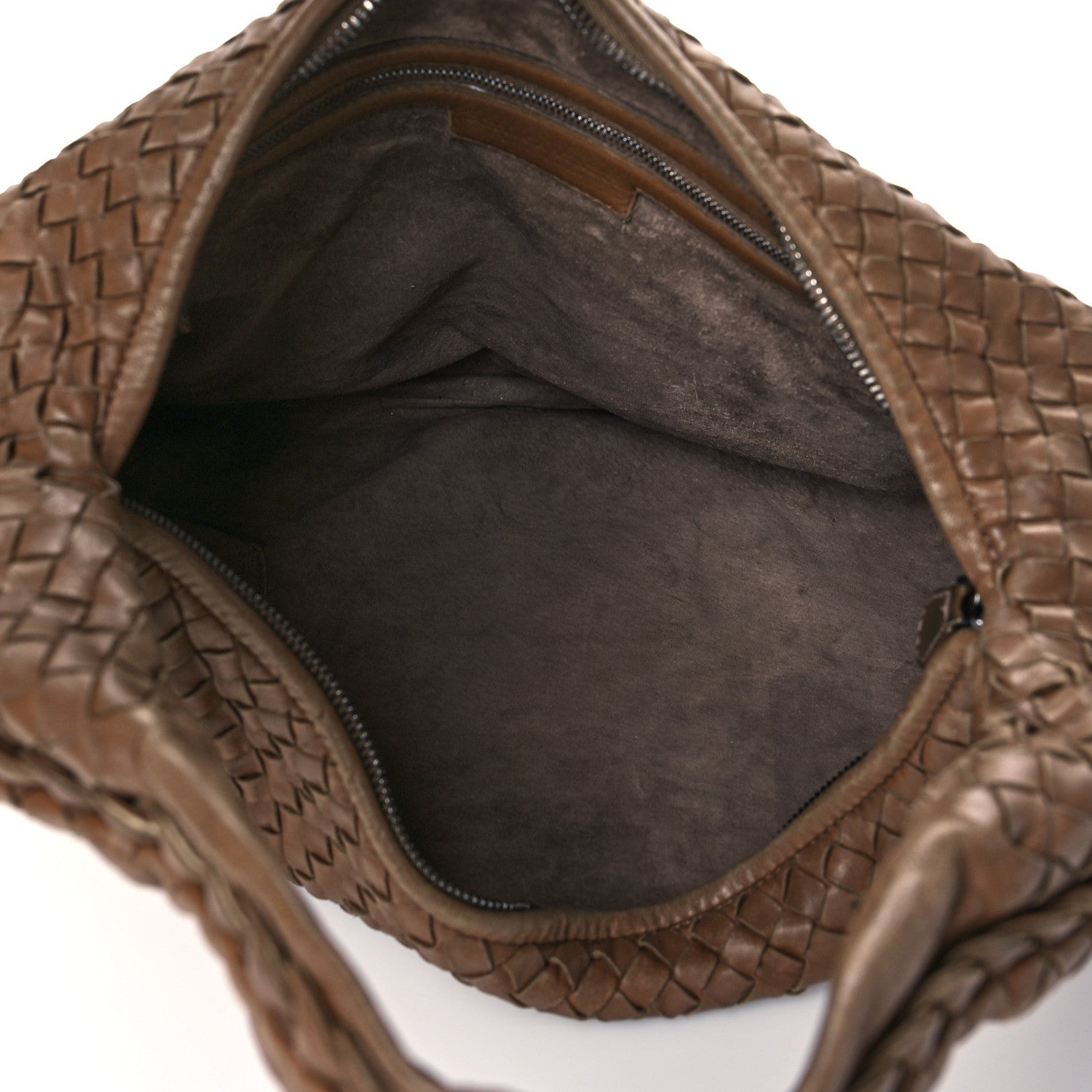 Bottega Veneta Nappa Intrecciato Large Veneta Hobo Noce 5 of 13